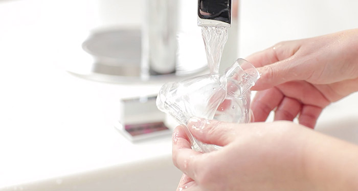comment nettoyer la chambre d'inhalation et le masque ?